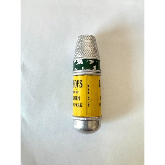 Vintage Darling Dress Shop Sewing Kit Thimble Advertising Coral Hills Langley Pa - Picture 5 of 7